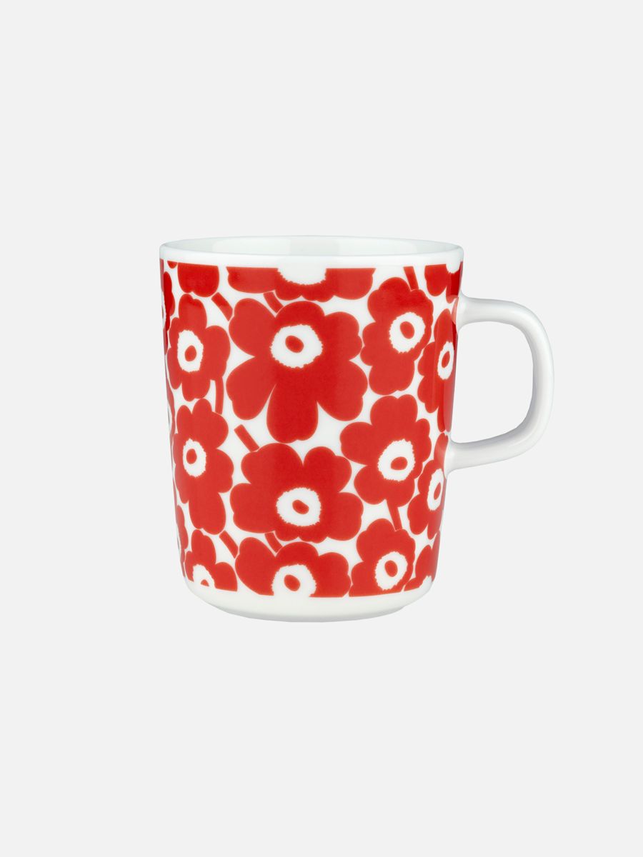 A mug featuring the floral design
