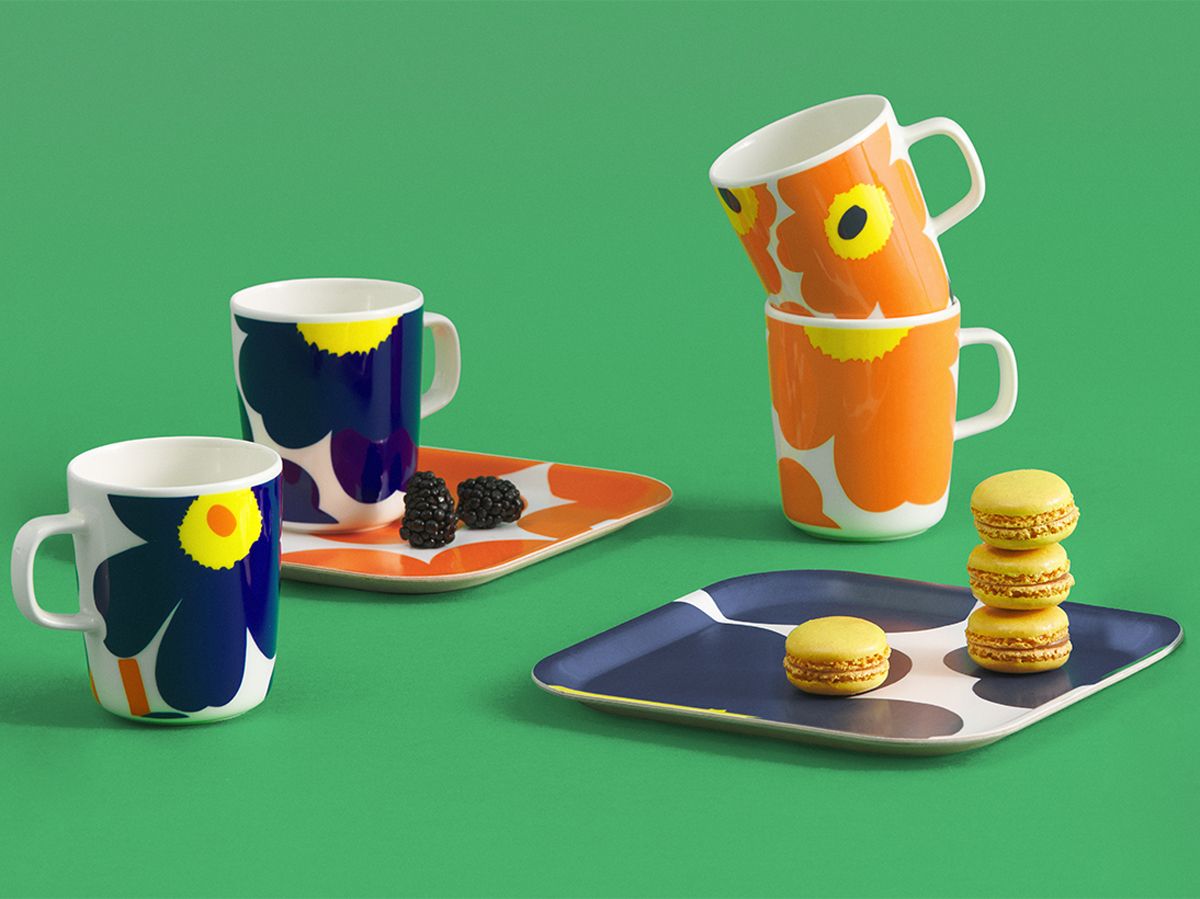 Created by Maija Isola in 1964, Unikko is one of Marimekko’s most popular prints for homeware