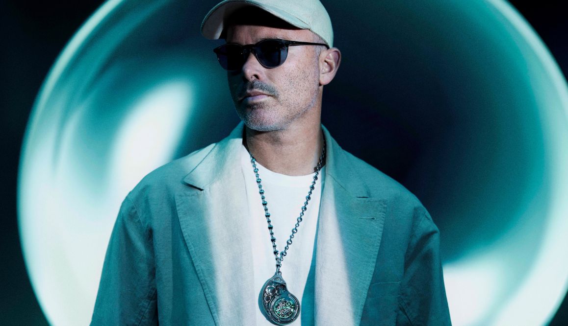 Hublot ambassador Daniel Arsham wearing the Arsham Droplet (Photo: courtesy of Hublot)