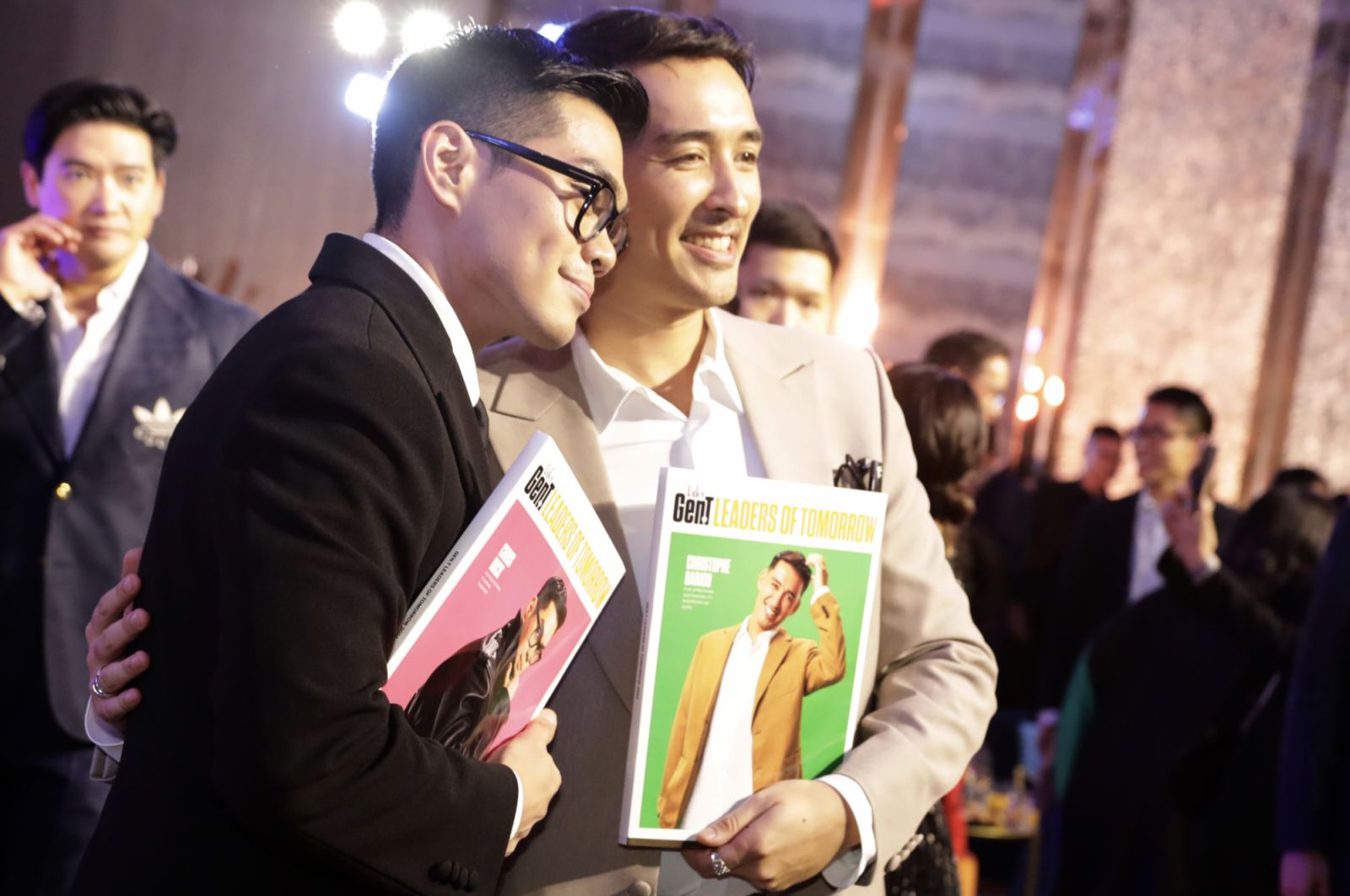 2024 honourees Chris Nick and Chris Bariou pose for the camera (Photo: Medal Elepano)