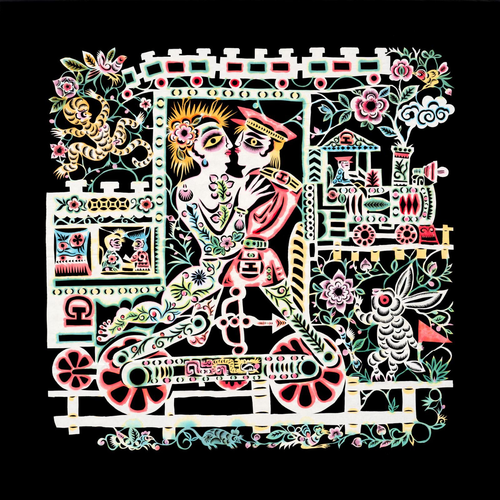 Xiyadie’s “Train” (1986) (Photo: courtesy of the artist and Blindspot Gallery)