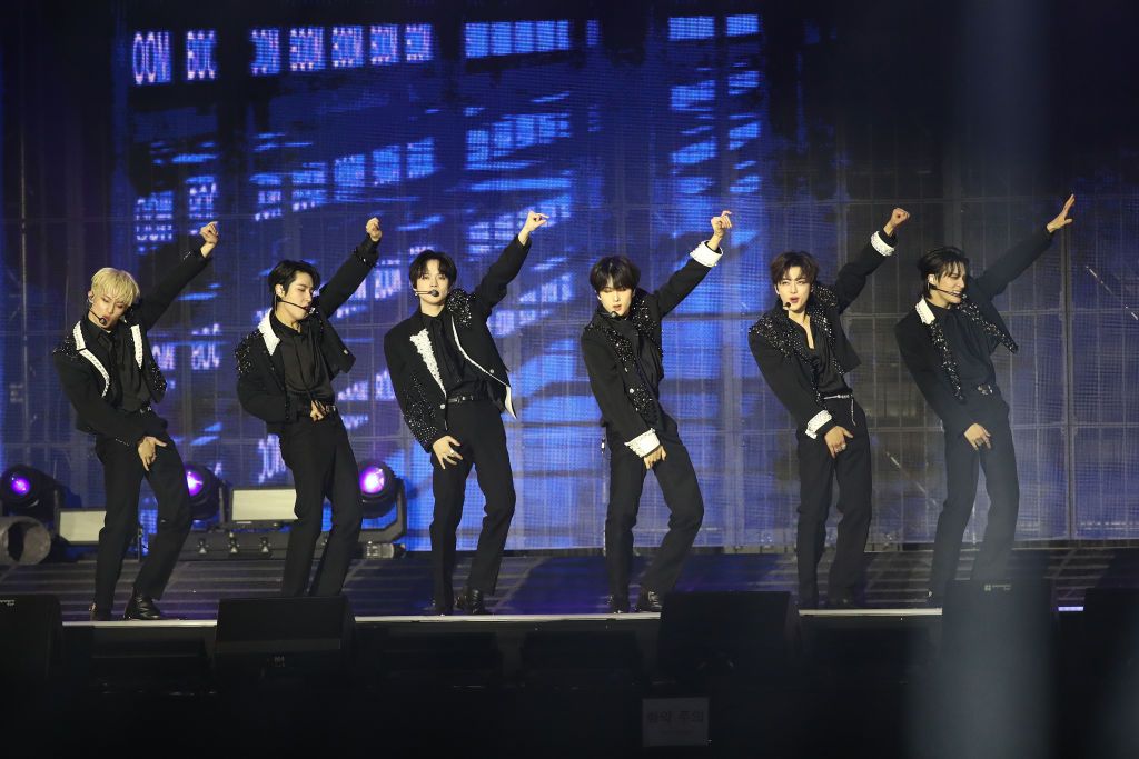 BUSAN, SOUTH KOREA - JANUARY 10: Boy band NCT Dream perform during the Circle Chart Music Awards 2024 on January 10, 2024 in Busan, South Korea. (Photo by Chung Sung-Jun/Getty Images)