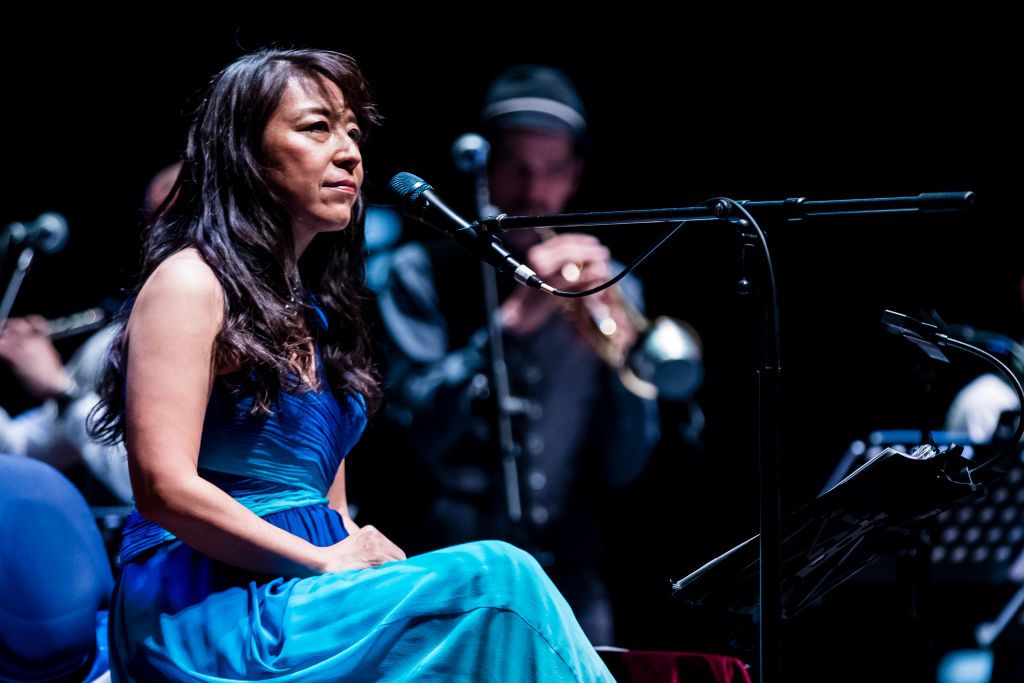 HONG KONG, HONG KONG - JUNE 18: Japanese-Brazilian bossa nova singer Lisa Ono performs onstage during her concert "Lisa Ono 30th Anniversary Tour - Hong Kong 2018" on June 18, 2018 in Hong Kong, Hong Kong. (Photo by S3studio/Getty Images)