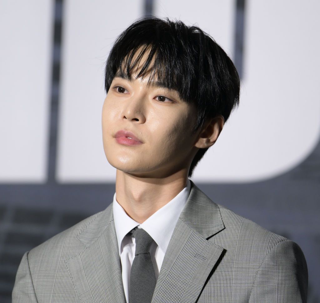 SEOUL, SOUTH KOREA - SEPTEMBER 16: Doyoung of NCT 127 attends NCT 127's 4th album '2 BADDIES' release press conference at Sofitel Ambassador Seoul on September 16, 2022 in Seoul, South Korea. (Photo by The Chosunilbo JNS/Imazins via Getty Images)