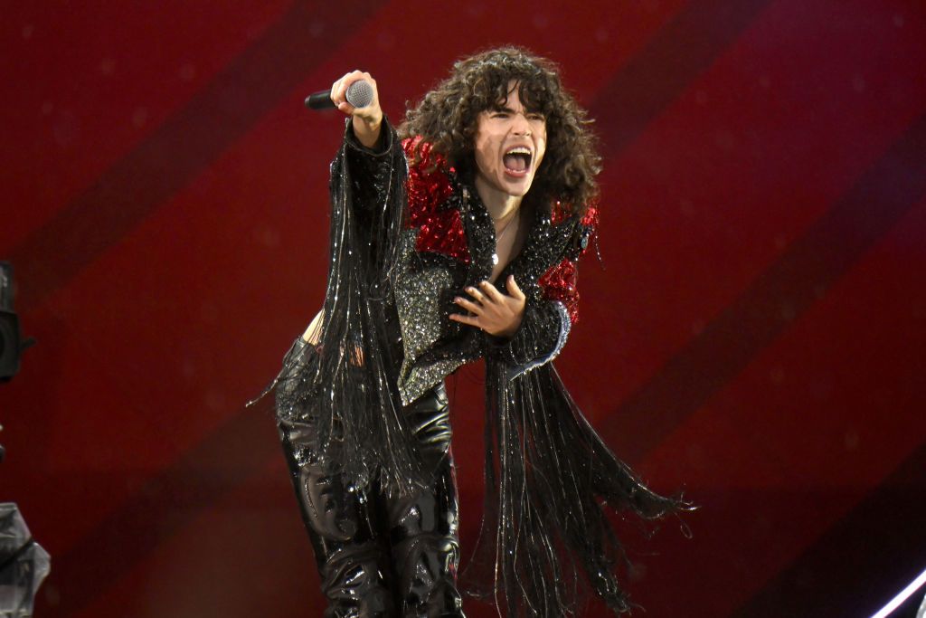 NEW YORK, NEW YORK - SEPTEMBER 23: Conan Gray performs onstage during Global Citizen Festival 2023 at Central Park on September 23, 2023 in New York City. (Photo by Noam Galai/Getty Images for Global Citizen)