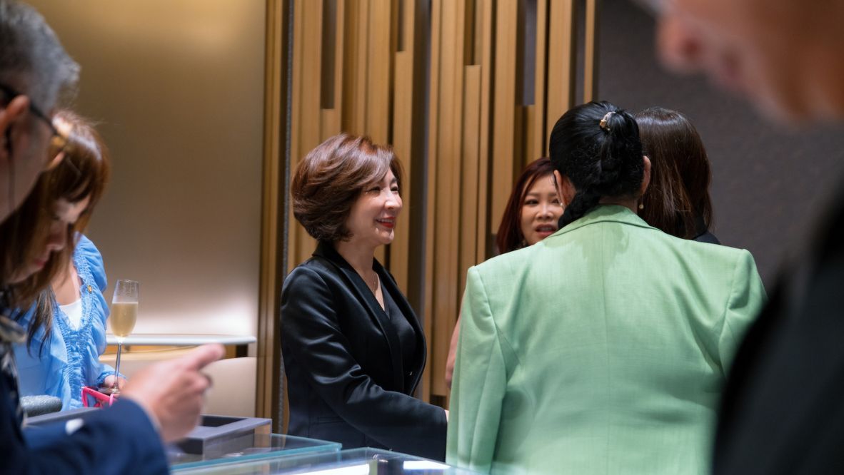 Chuang Tingyu and Joanne Lim