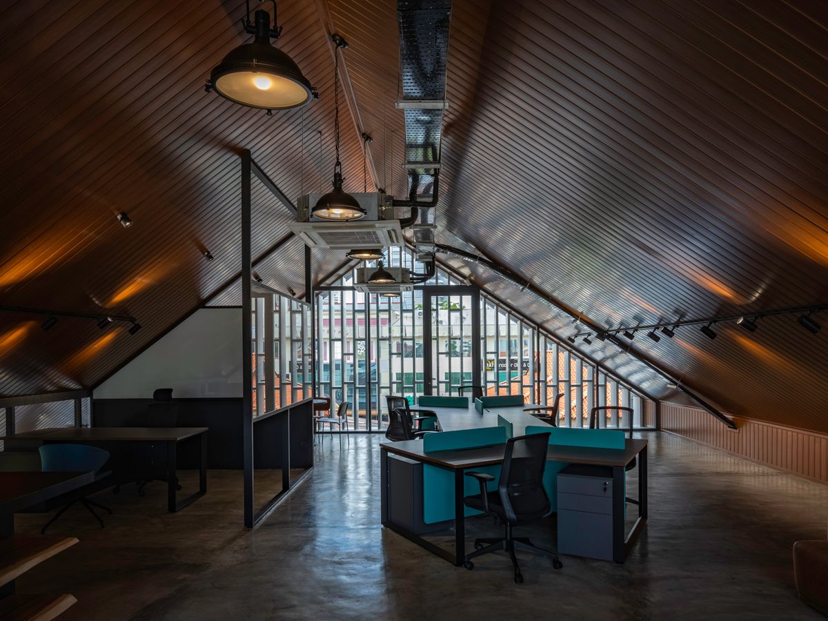 Interior shot of Penang Heritage Mansion's newly built contemporary volume (Photo: David ST Loh)