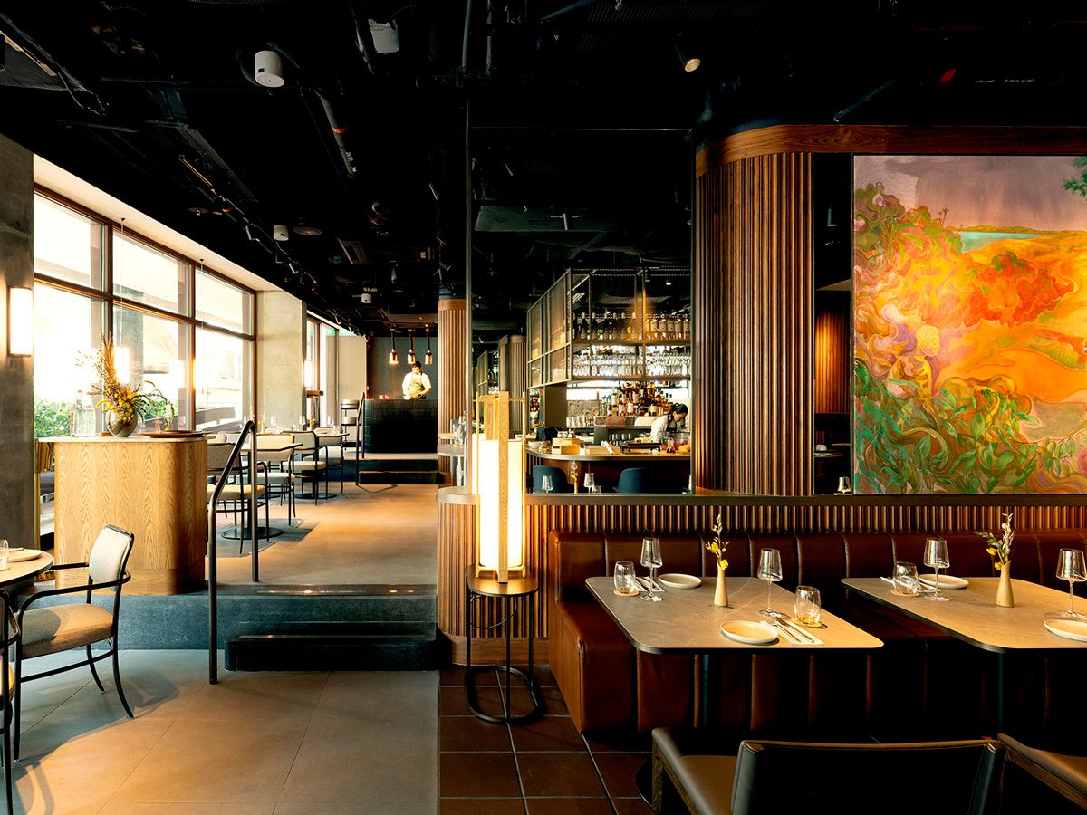 A view of Kee’s, 21 Carpenter's ground-floor restaurant named after the site’s original remittance house (Photo: Darren Soh)