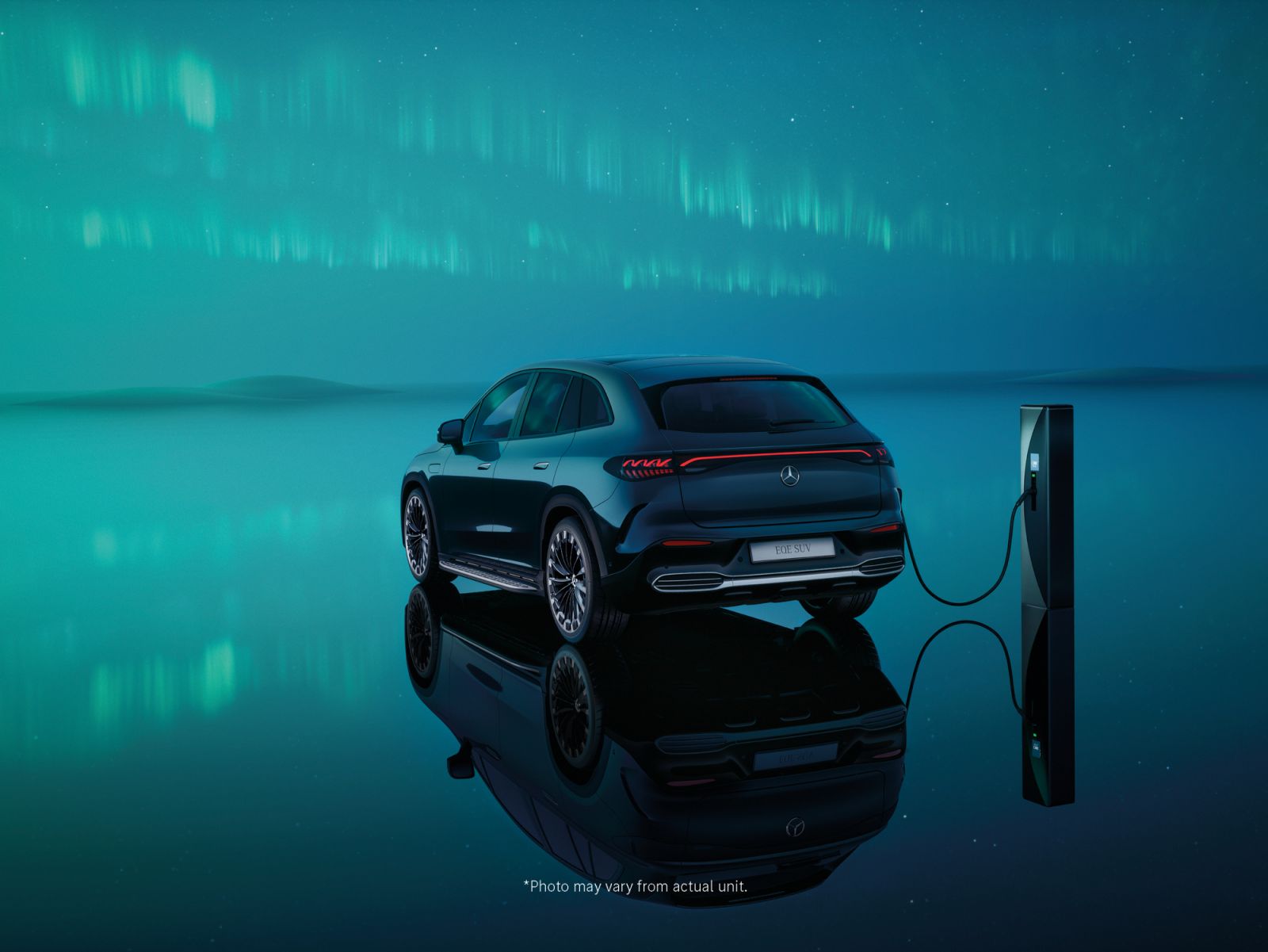 The new Mercedes-Benz EQE SUV charging (Photo: Mercedes-Benz)