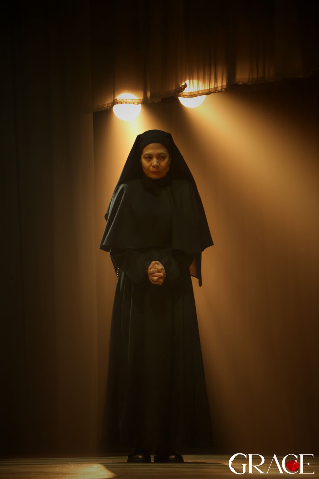 Missy Maramara portrays the sceptic Sister Lucia in Floy Quintos’s ‘Grace’