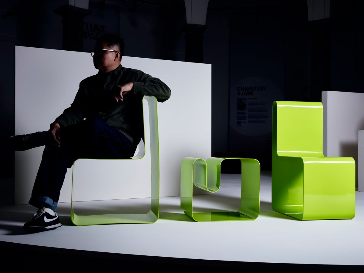 David Lee's Monolith table and chair