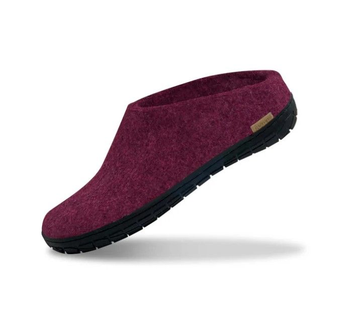 GLERUPS Wool Slip-On Rubber Outsole