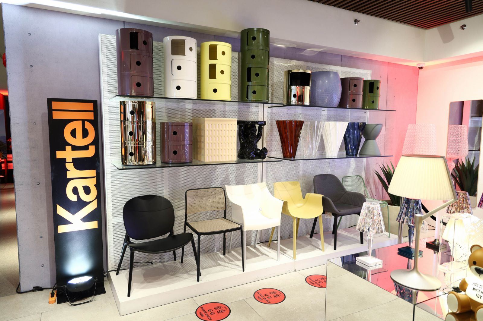 Kartell pieces on display (Photo: Courtesy of Kuysen)