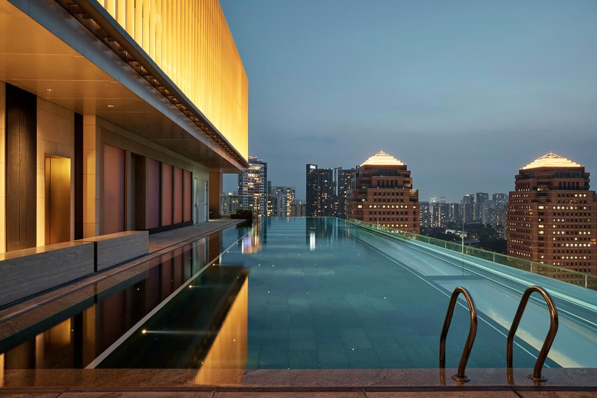 Como Shambhala's rooftop pool