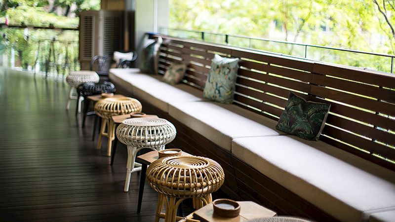 Inviting seats at Yoga Movement
