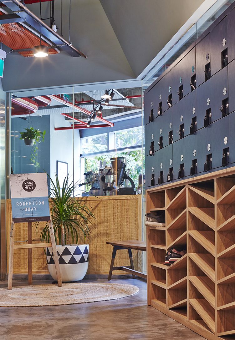 At Yoga Movement at Robertson Quay, functionality meets visual appeal