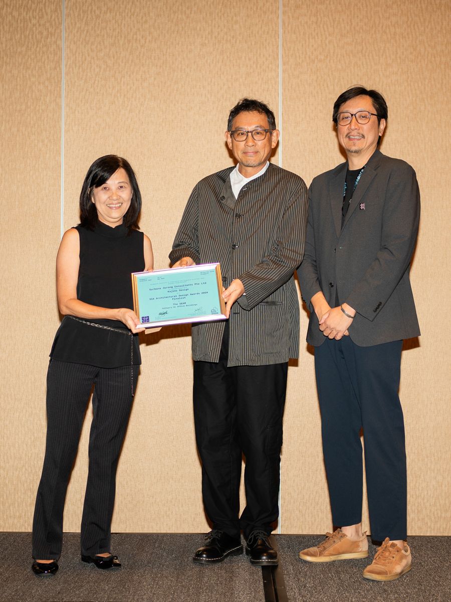Surbana Jurong Consultants, in collaboration with Kajima, was awarded under the B1 office buildings category for The Gear