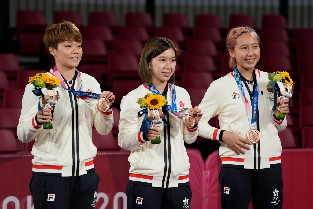 乒乓球女子團體賽,港隊將再次派出代表出戰巴黎奧運。(Photo: Getty Images)