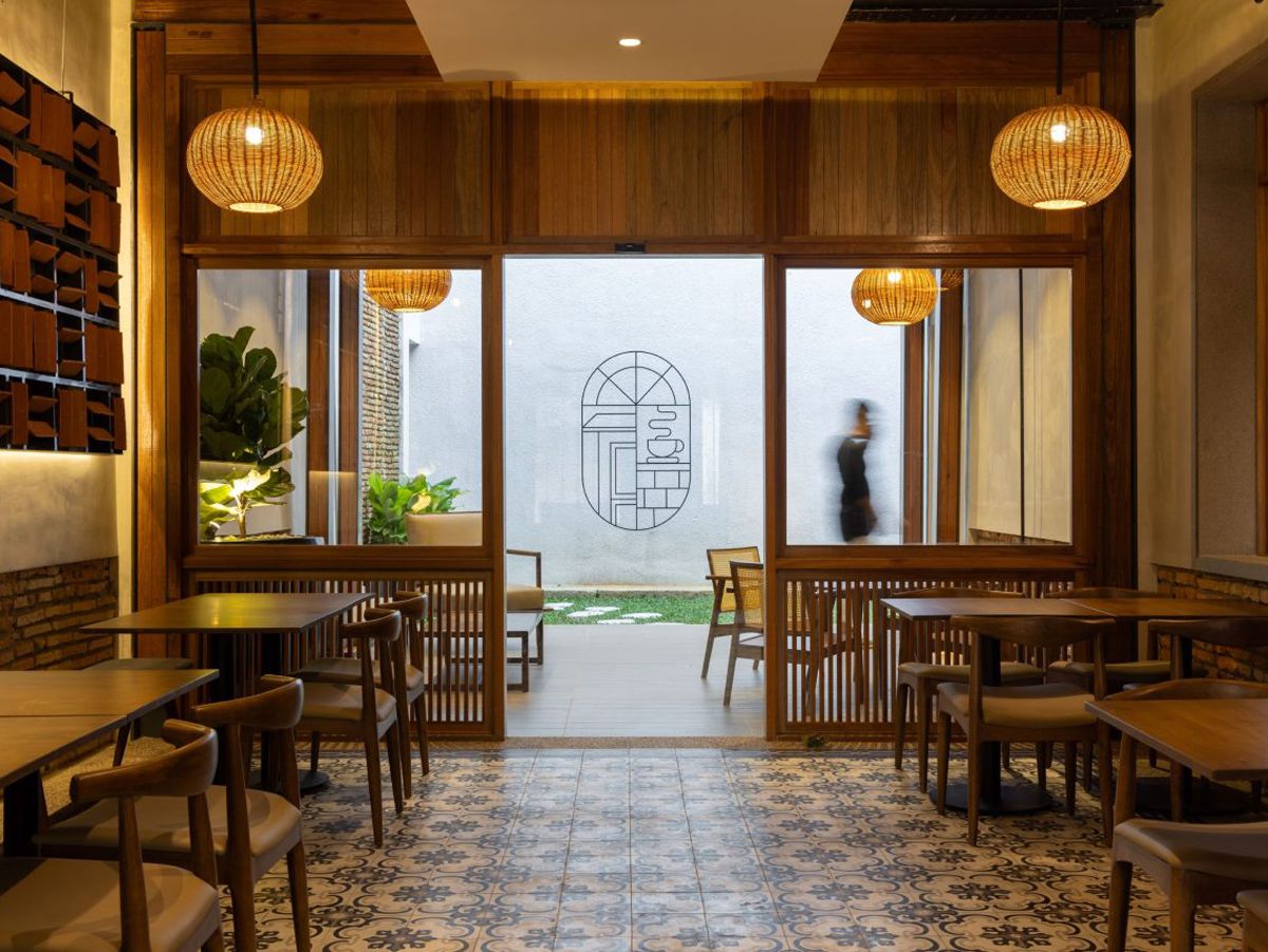 The restaurant area within Rumah Kechik (Photo: Finbarr Fallon)