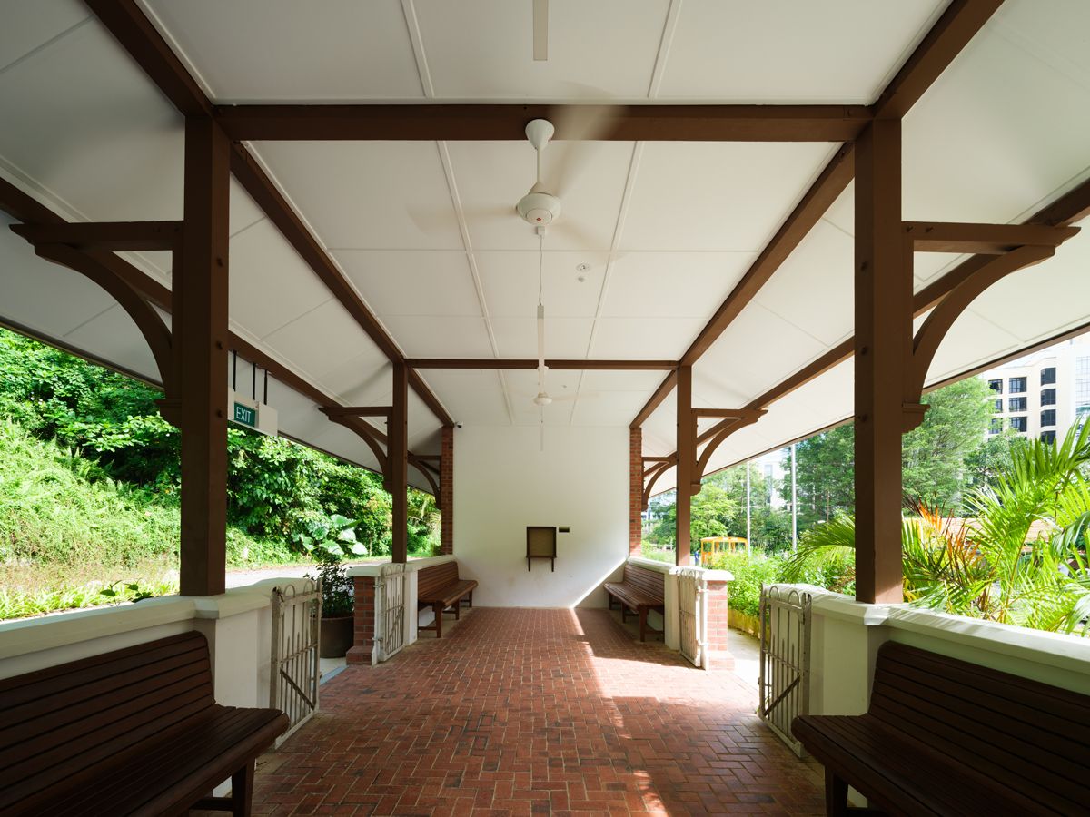 An inside peek of the Bukit Timah Railway Station’s platform