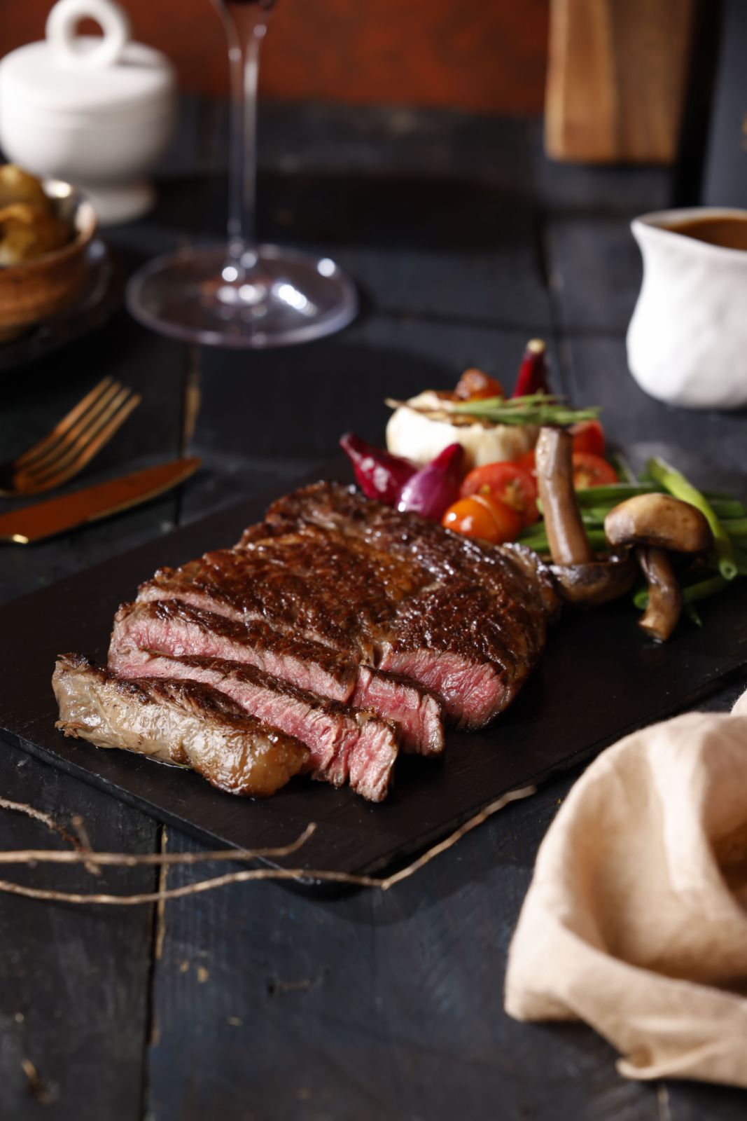 Cru Steakhouse's Portoro Rib Eye Steak (Grass-Fed)