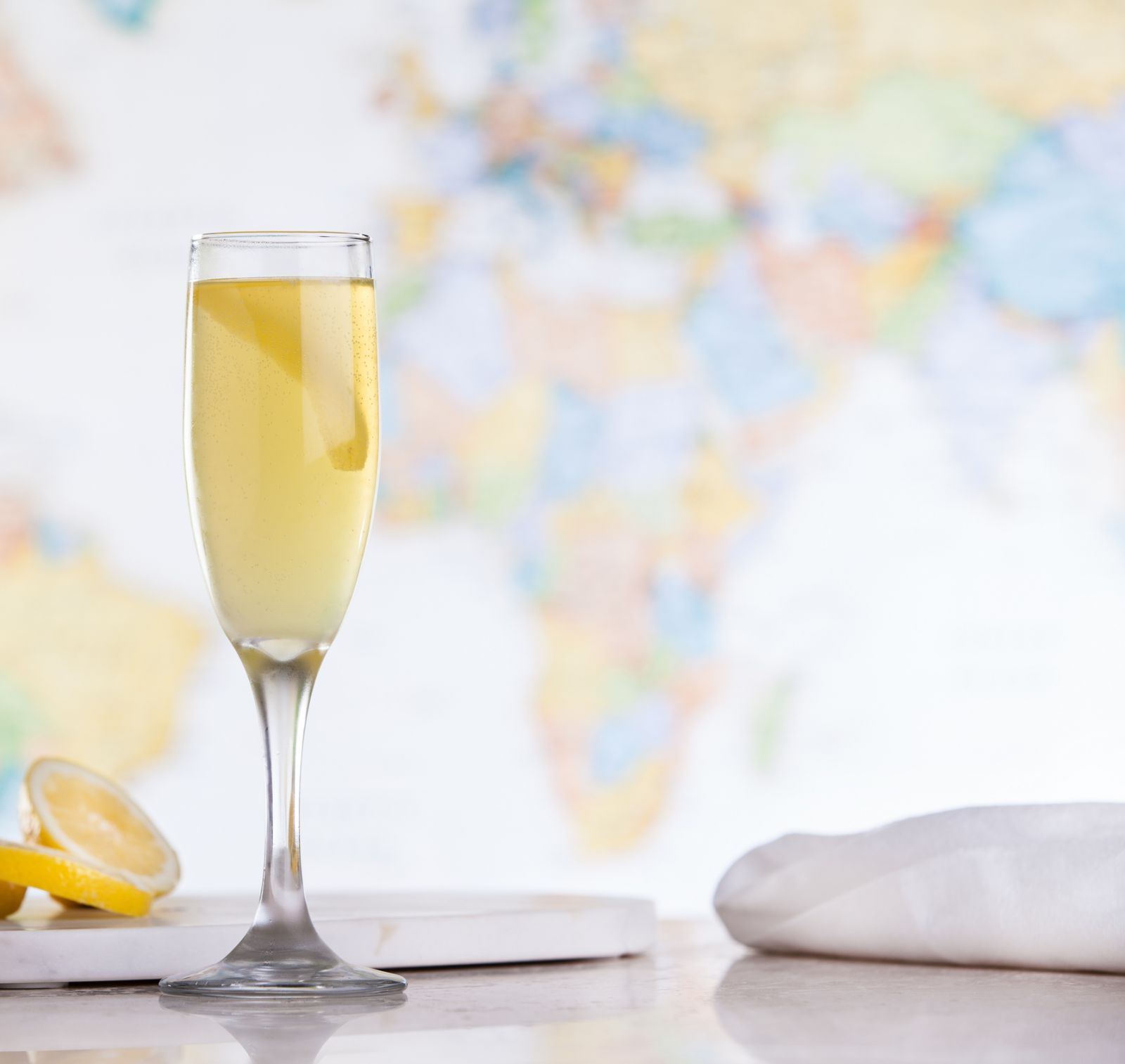 A French 75 served in a champagne flute (Photo: Getty Images)