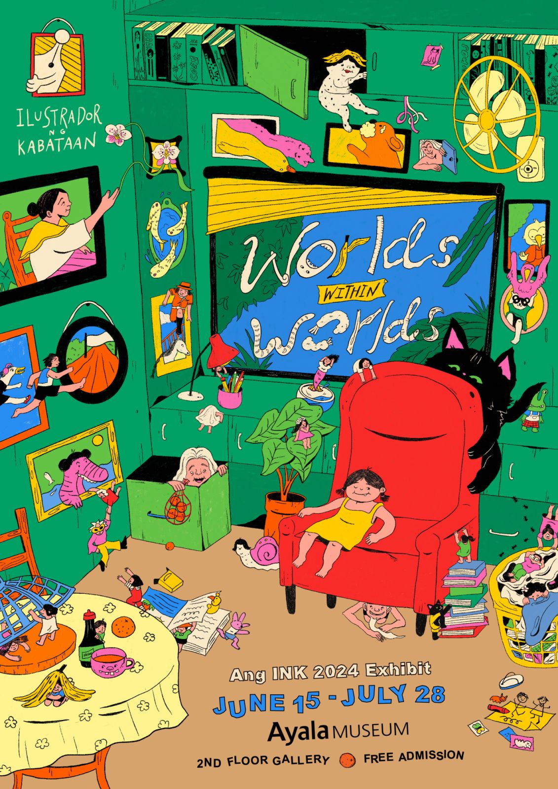 This 2024 annual exhibit by Ang INK is anchored on the concept of the worlds that we are part of