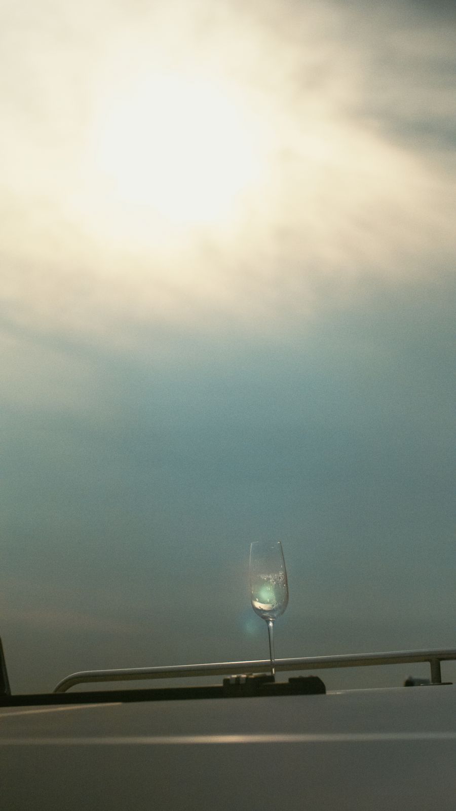 A flute of champagne on board (Photo: Nobu Kuala Lumpur)