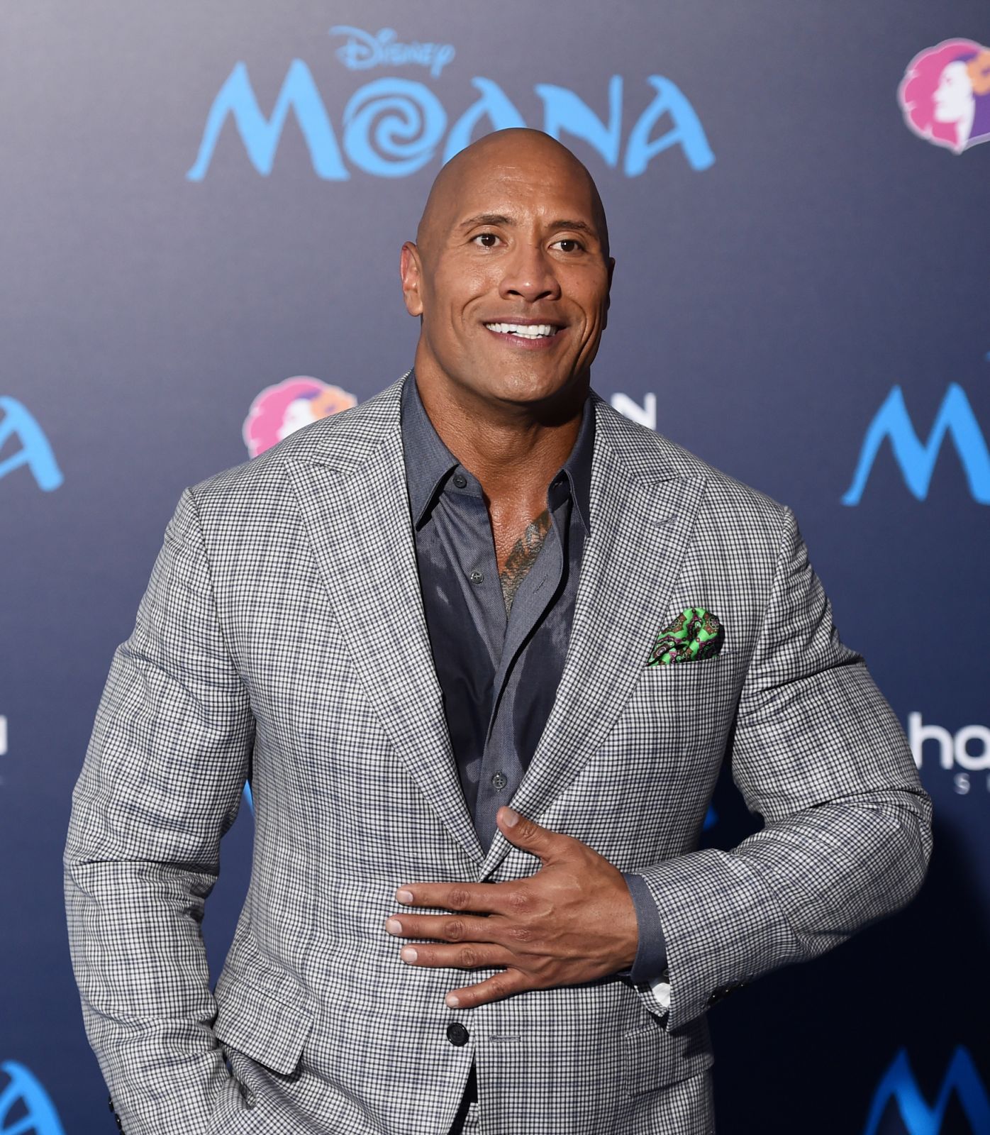 The Rock 狄維莊遜將出演真人版半神人茂宜Maui (Photo: Getty Images)