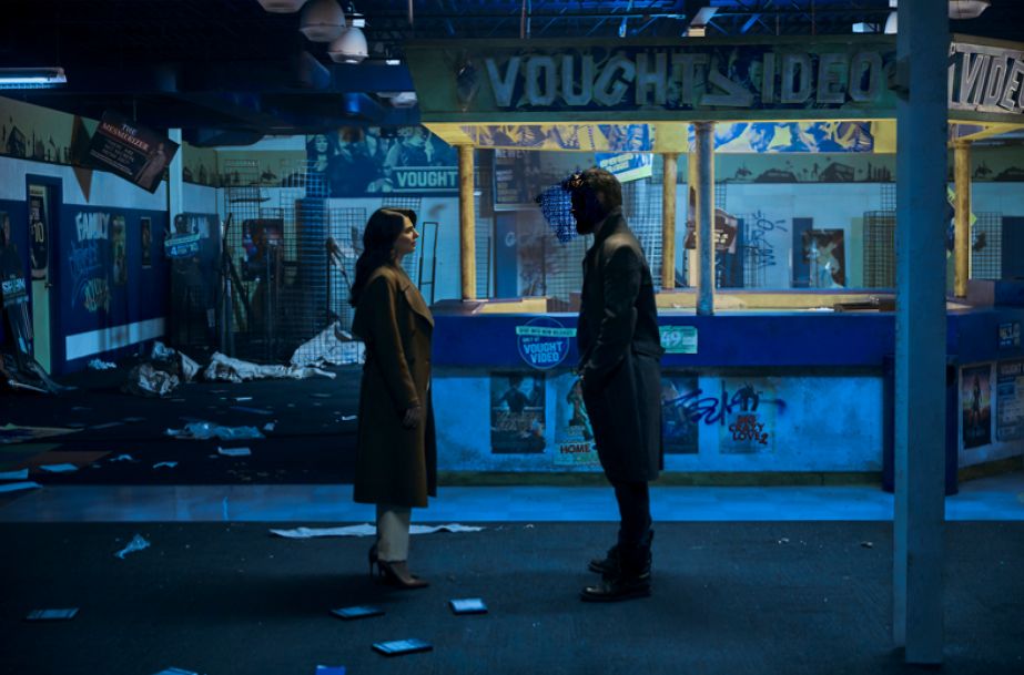 Victoria Neuman and Billy Butcher secretly meet to make a deal