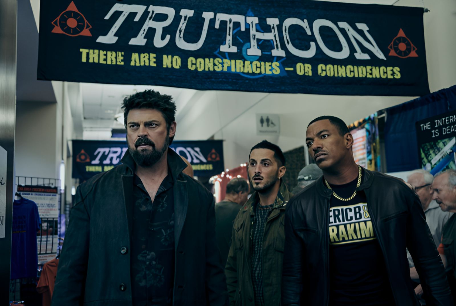 Billy Butcher, Frenchie, and Mother's Milk at Truthcon | The Boys Season 4