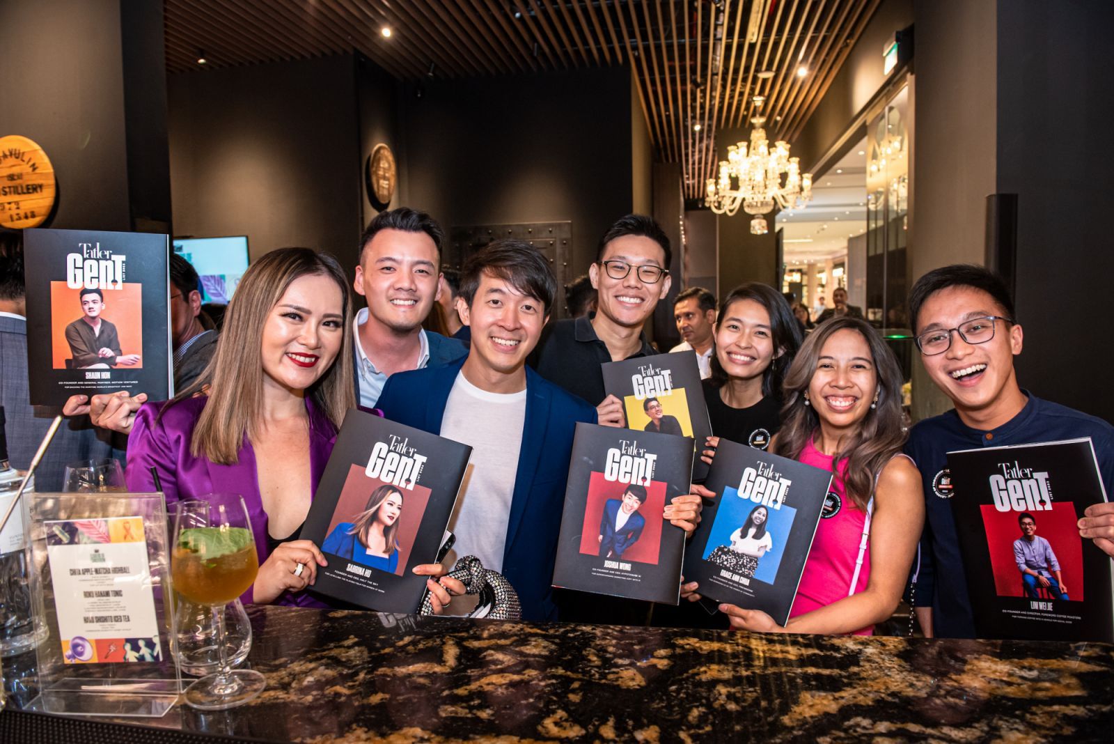 Gen.T Leaders of Tomorrow 2023 from Singapore with their personalised magazine covers