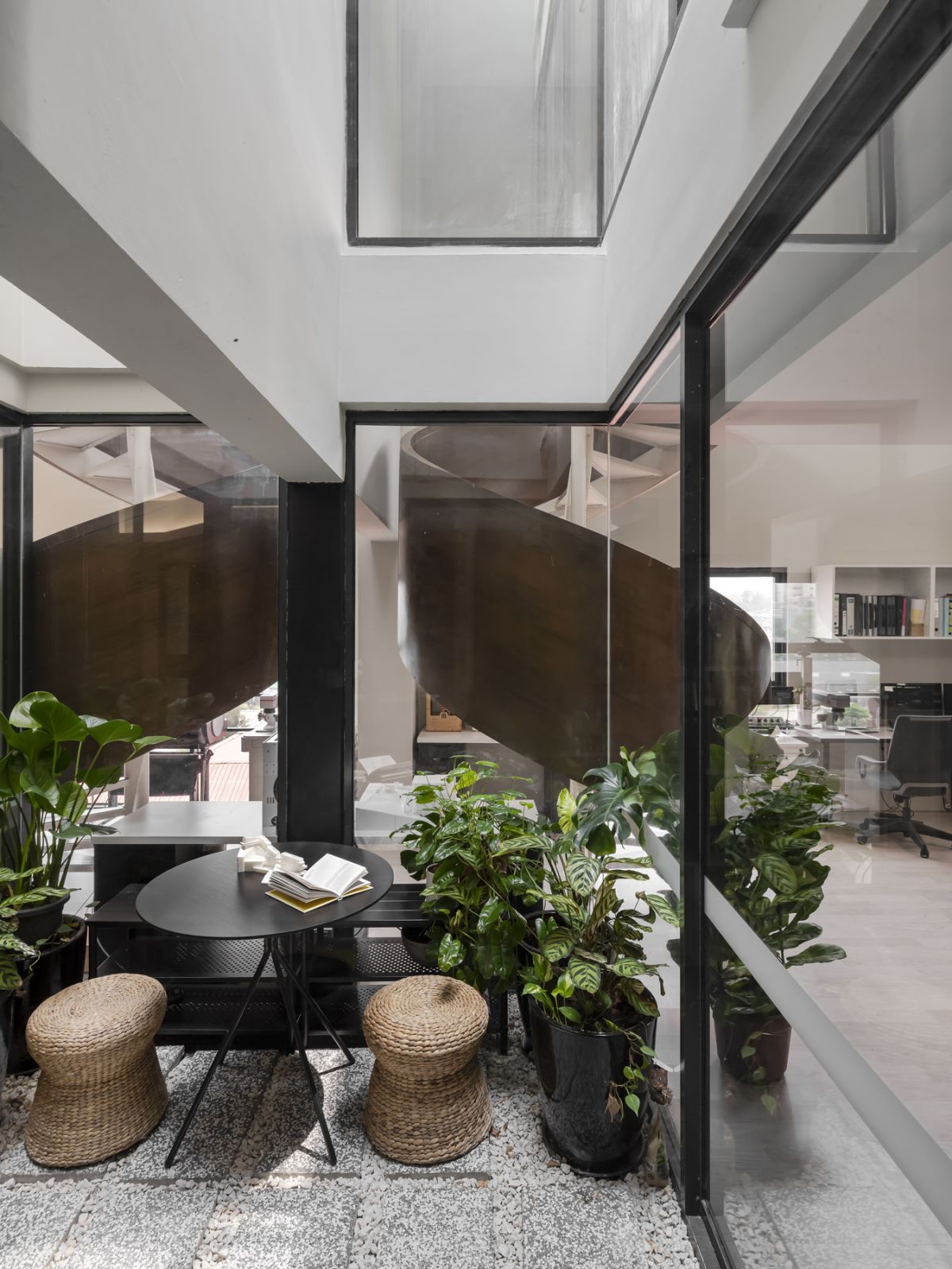 A cosy break out area for conversations and coffee