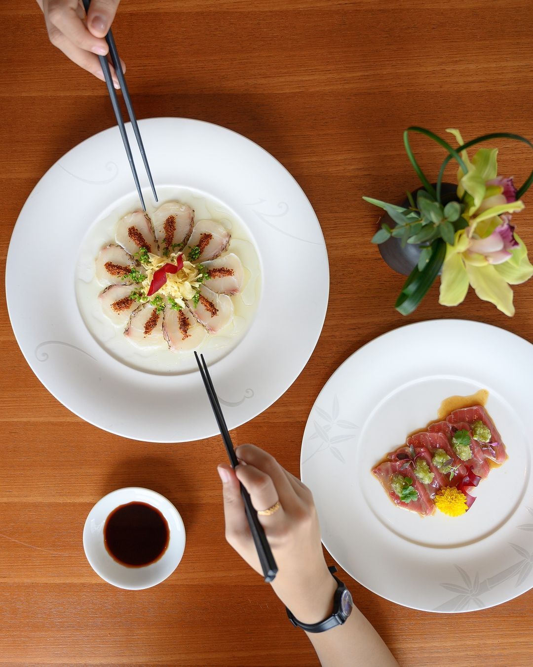 Dishes influenced by Japanese and Peruvian cuisine at Nobu (Photo: Instagram / @nobu_kualalumpur)