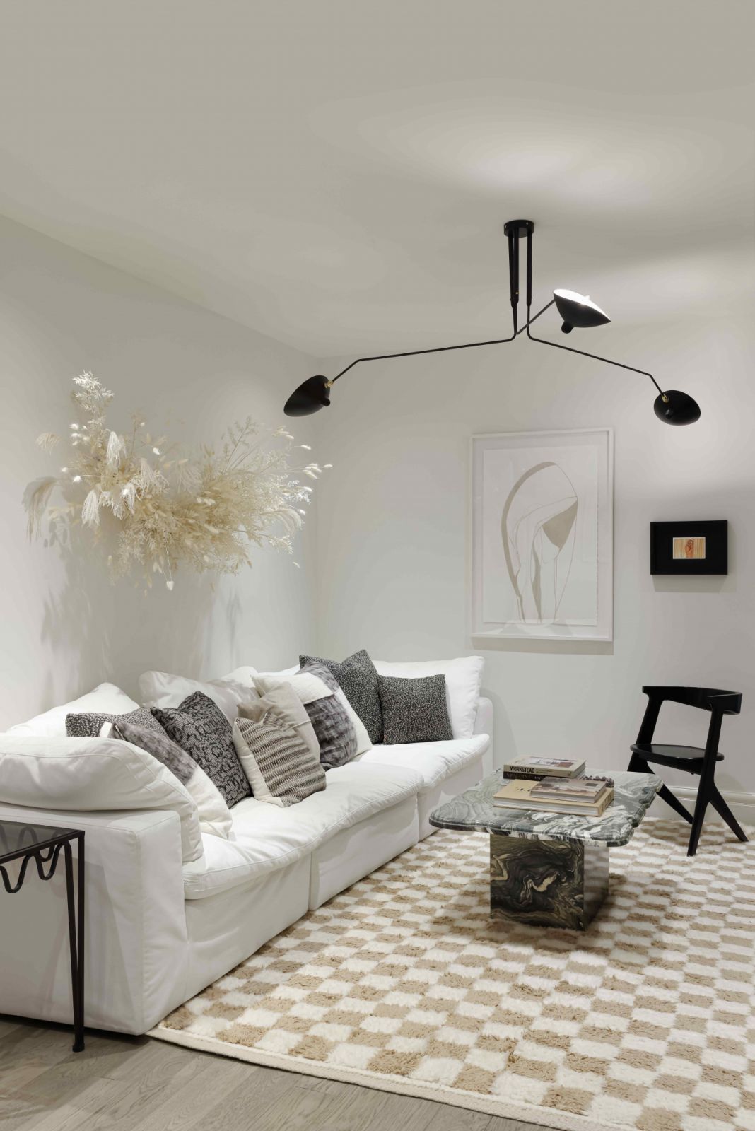 The TV/hang out zone
