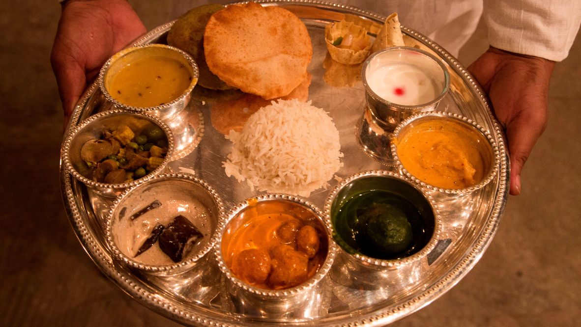 Traditional Rajasthani thali (Photo: Getty Images)