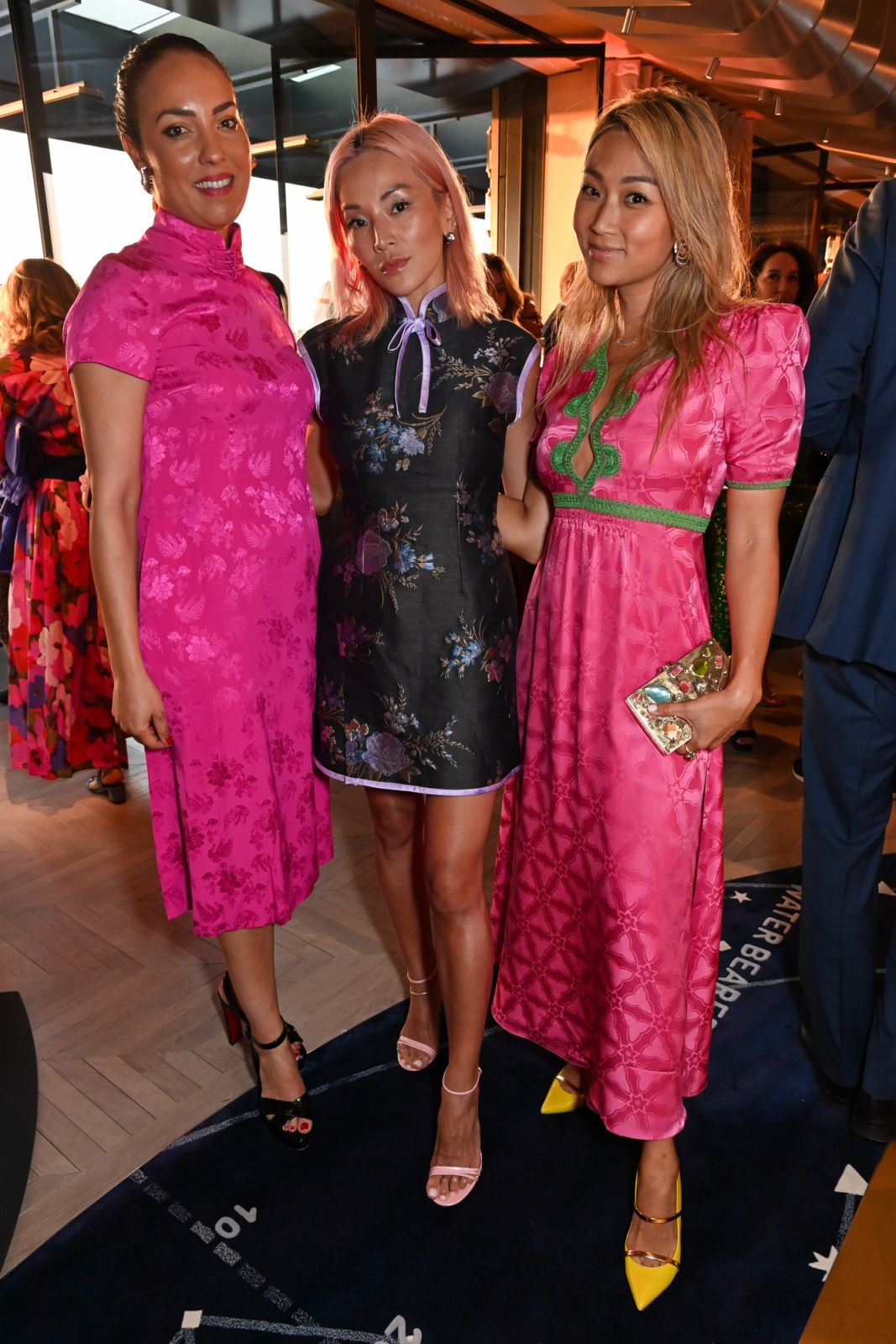 LONDON, ENGLAND - JUNE 18: (L to R) Princess Alia Al-Senussi, Tina Leung and Veronica Chou attend the Peninsula London grand opening celebrations on June 18, 2024 in London, England.Photo Credit: Dave Benett