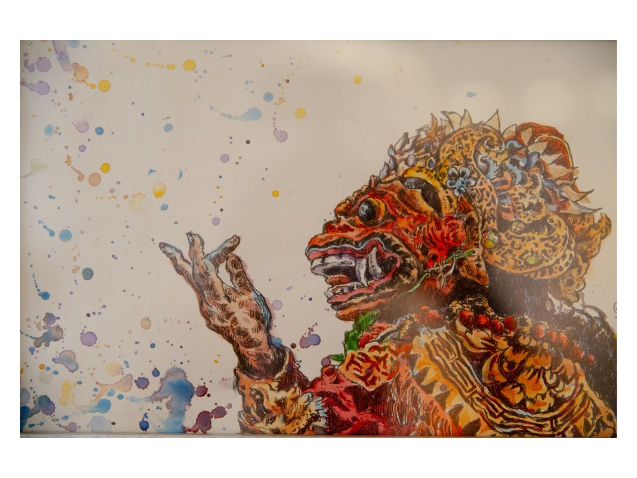Wayang wong is a Balinese version of a wayang dance drama