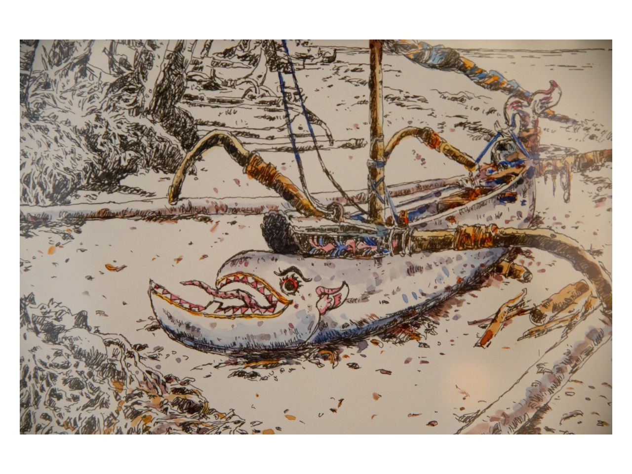 Balinese fishing boats are known as jukung