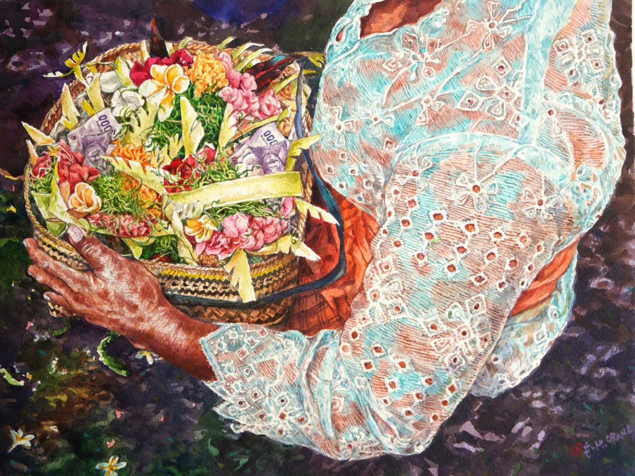 My we be Blessed, 2003, 31X41 cm, watercolour on paper