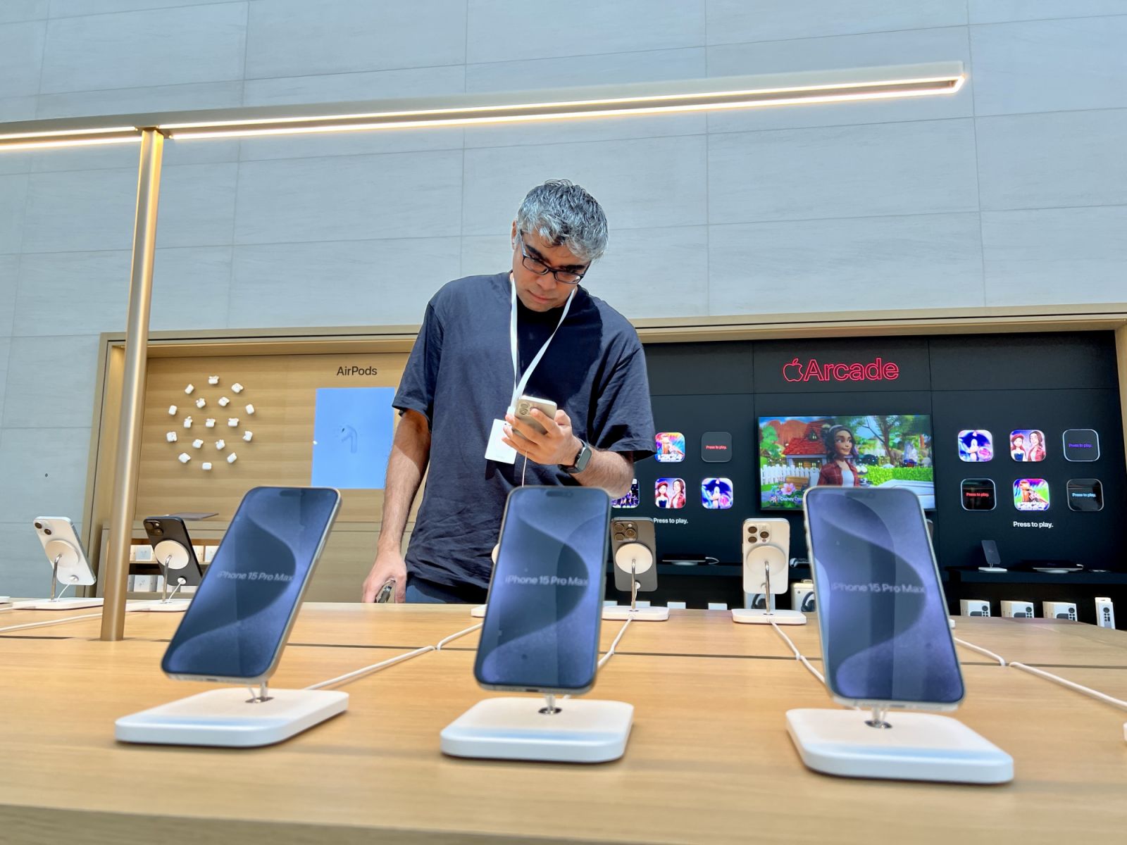 A wide array of Apple products will be on display including the latest iPhone, iPads and Apple TV