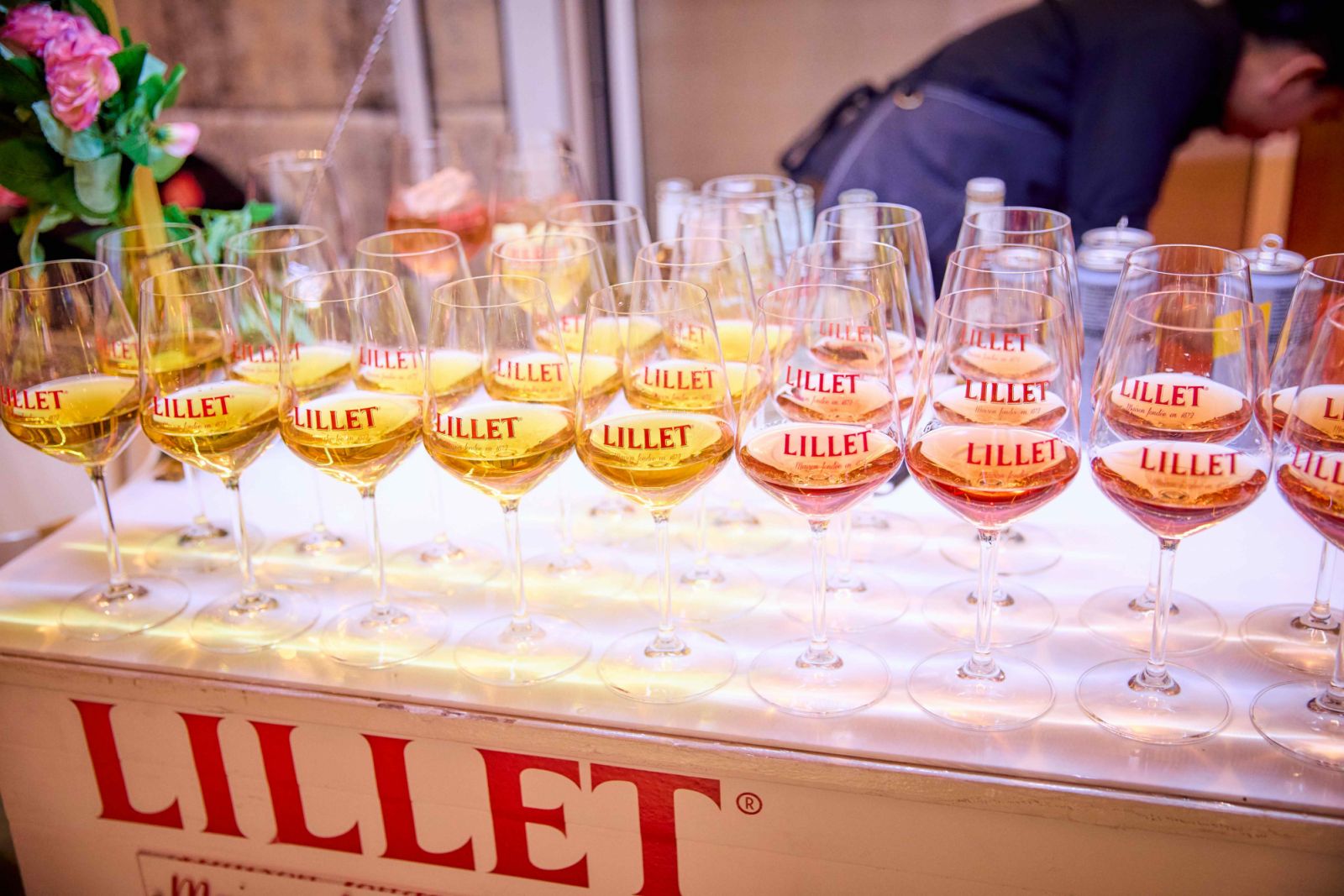 Lillet Blanc all set for the night