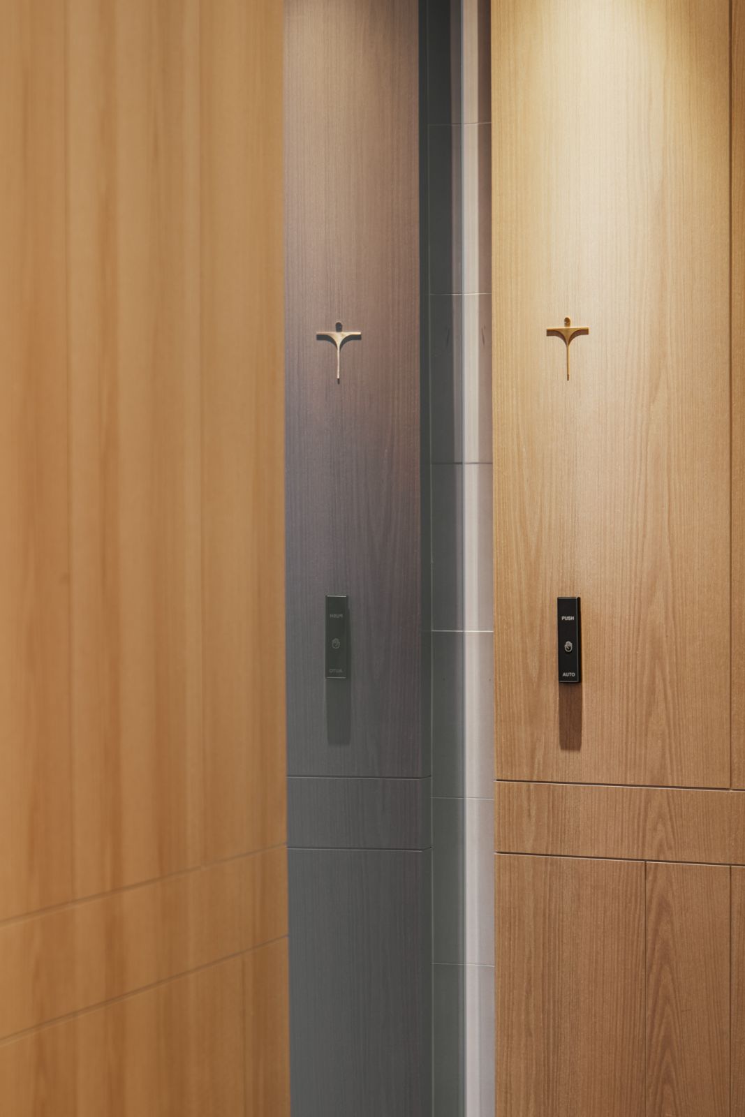 Light timber accents bathed in warm ambient light (Photo: Bricks Begin)