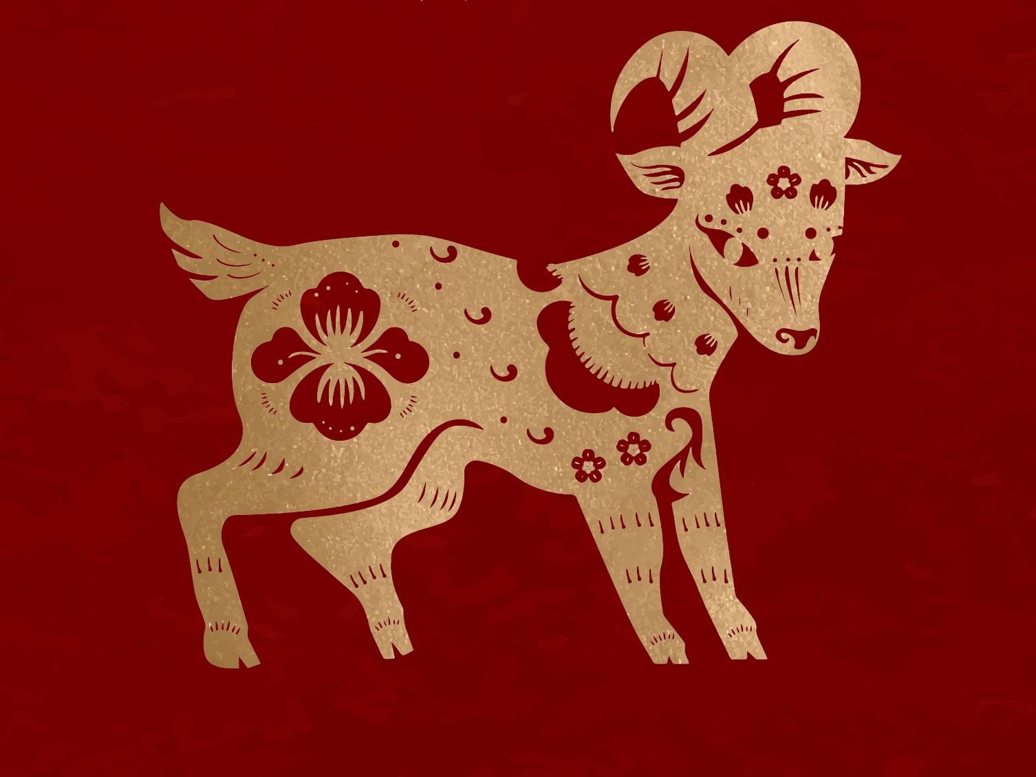 The Goat is associated with gentleness, creativity, and compassion