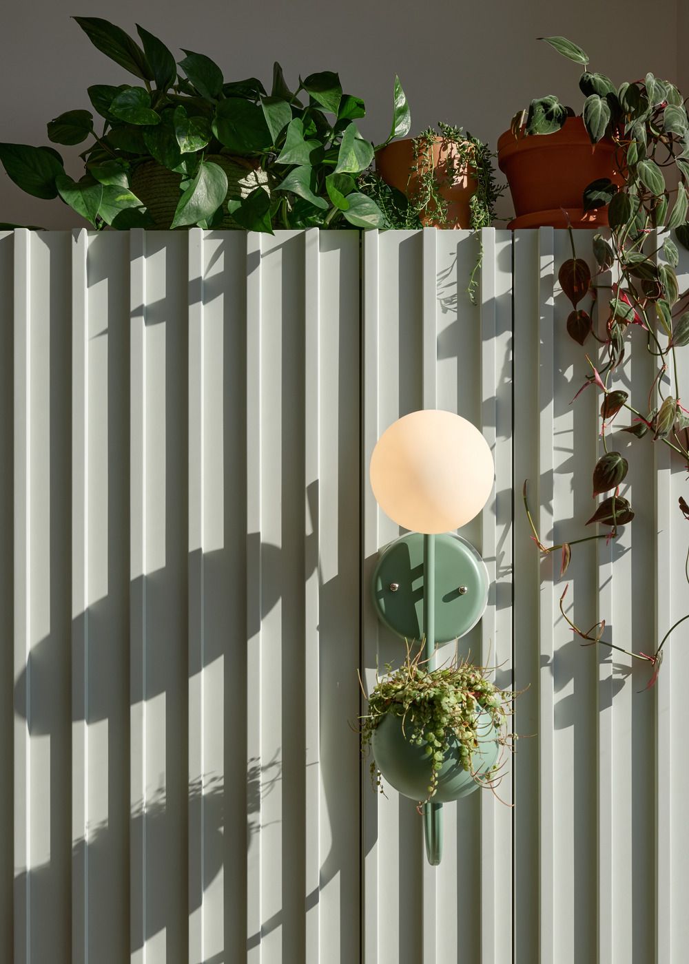 Soft colours and clean lines bathed in natural light