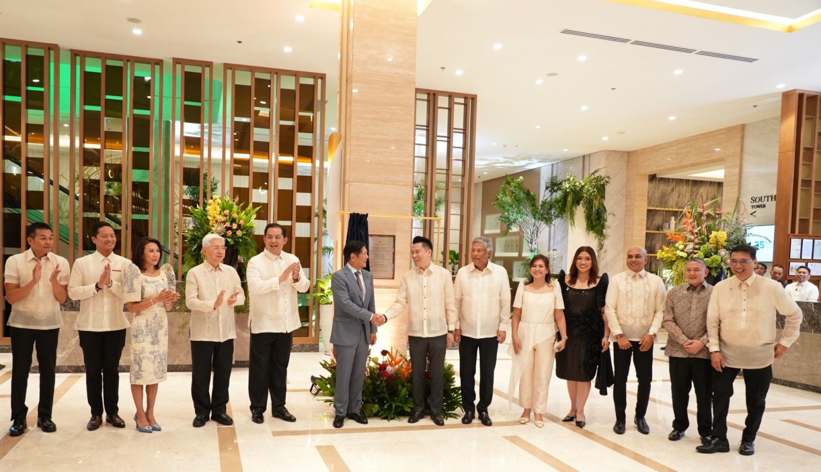 President Ferdinand R. Marcos at the opening of the Grand Westside Hotel