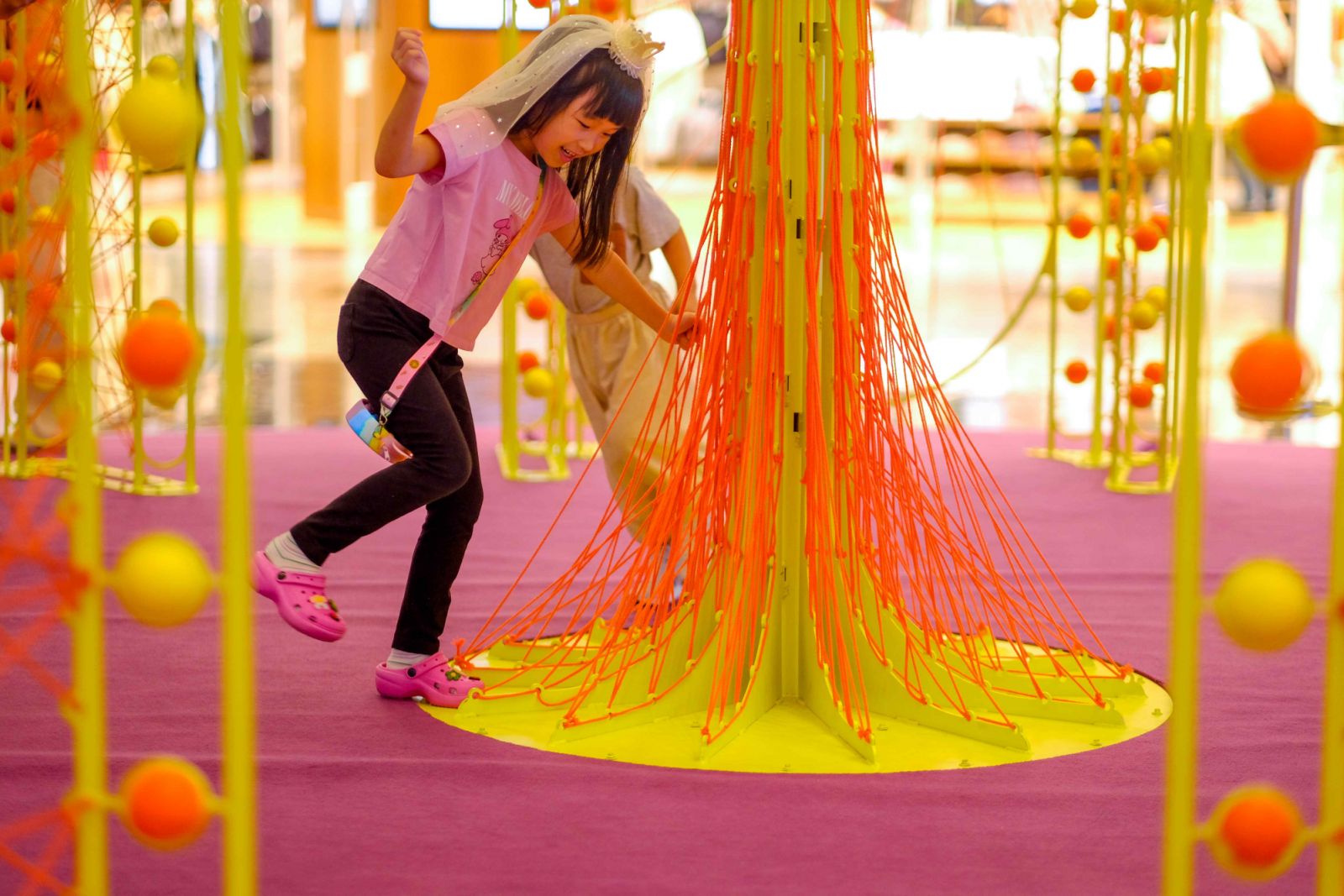 The thought-provoking installation is accessible to visitors of all ages
