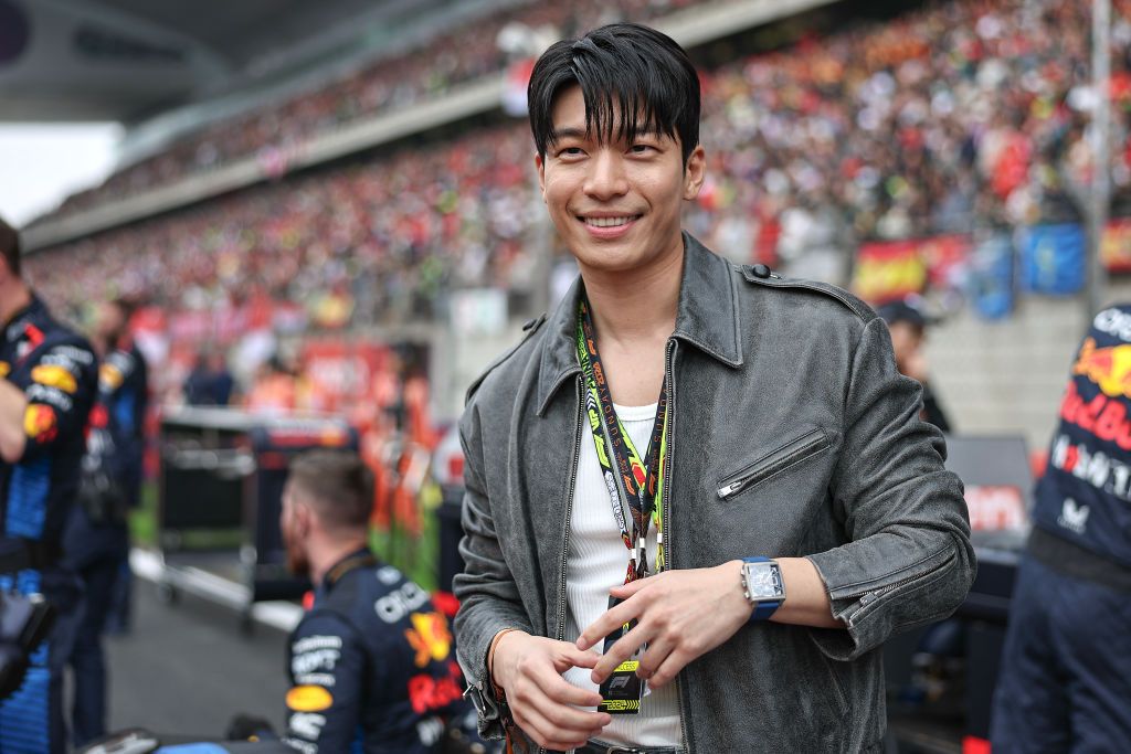 Wi Ha-joon on the grid during the F1 Grand Prix of China at Shanghai International Circuit on April 21, 2024 (Photo: Getty Images)