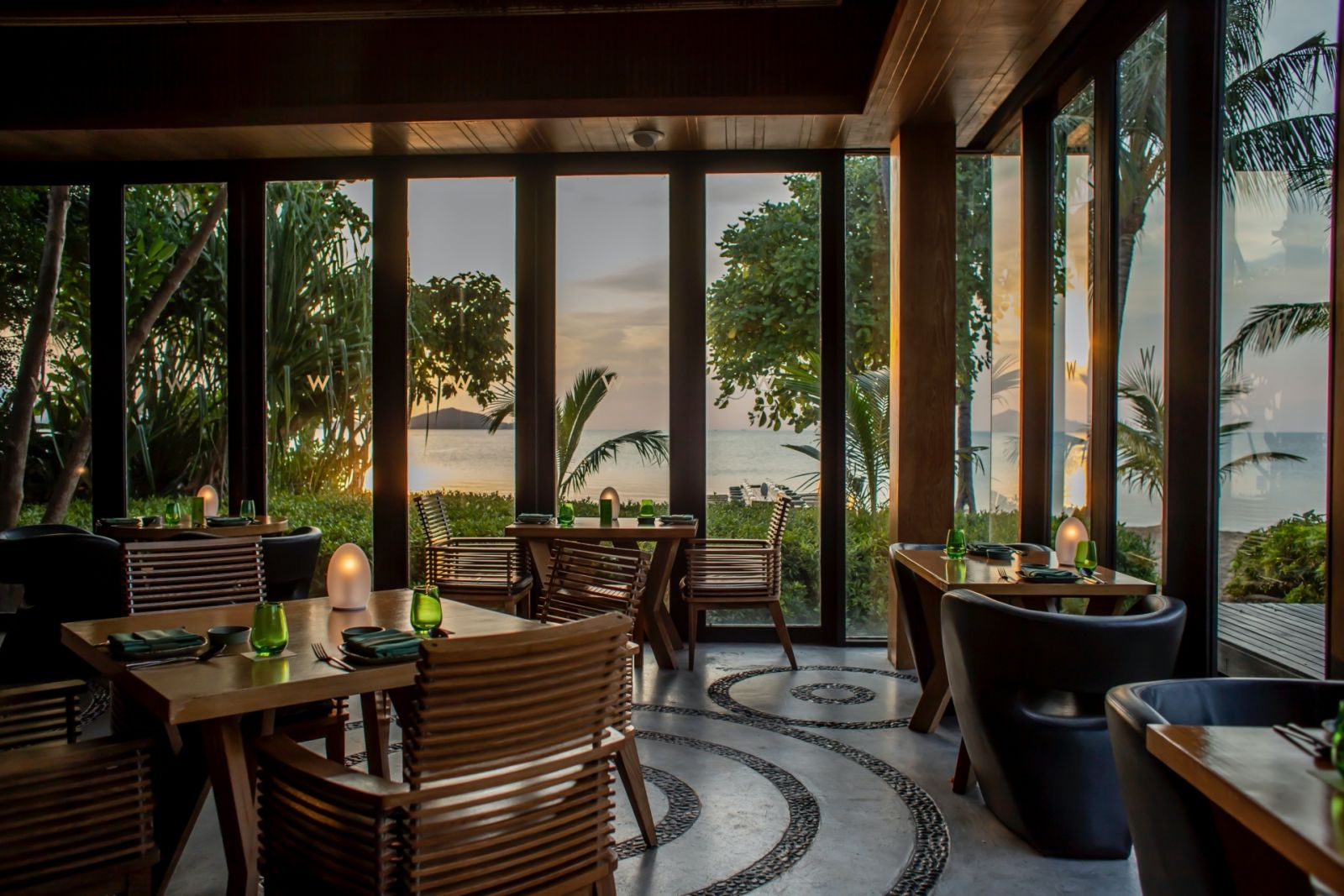 Namu is located on the beach of W Koh Samui