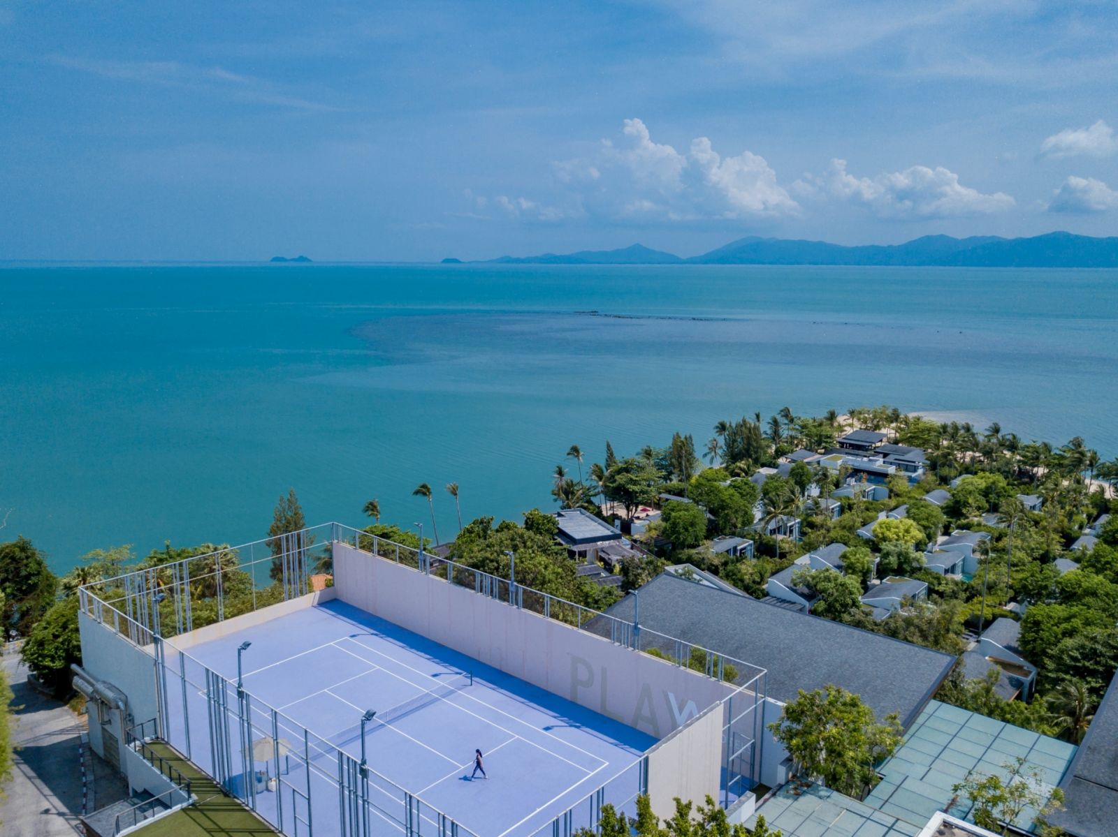 Swing, the tennis court of W Koh Samui